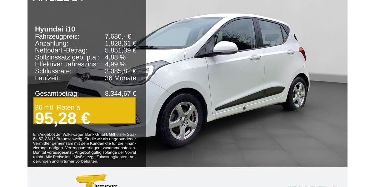 Hyundai i10 78.076 km 7.260 &euro; Remscheid 42857