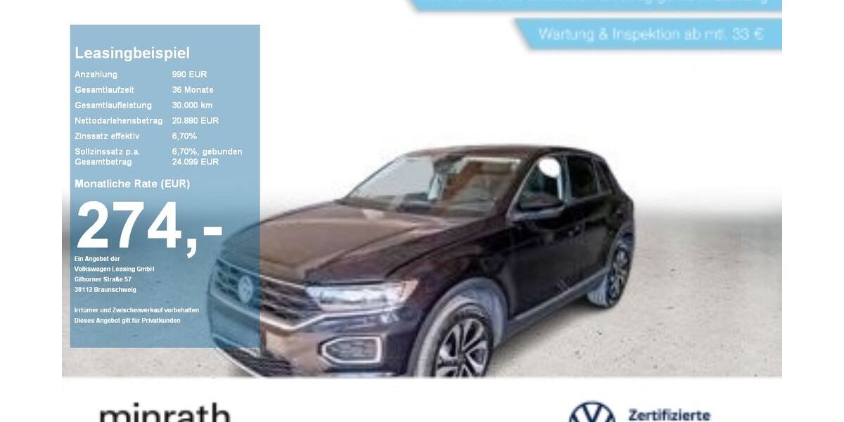 VW T-Roc 100.166 km 20.880 &euro; Moers 47441