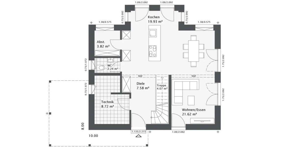Einfamilienhaus Kaarst Büttgen - 5 Zimmer, 134 m&sup2;, 882.700&euro; | Angebot:25734317