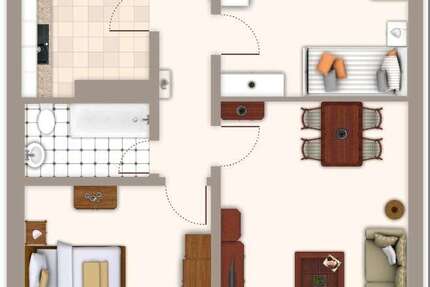 Wohnung Mönchengladbach Rheydt - 2 Zimmer, 68 m&sup2;, 649&euro; | Angebot:25818696