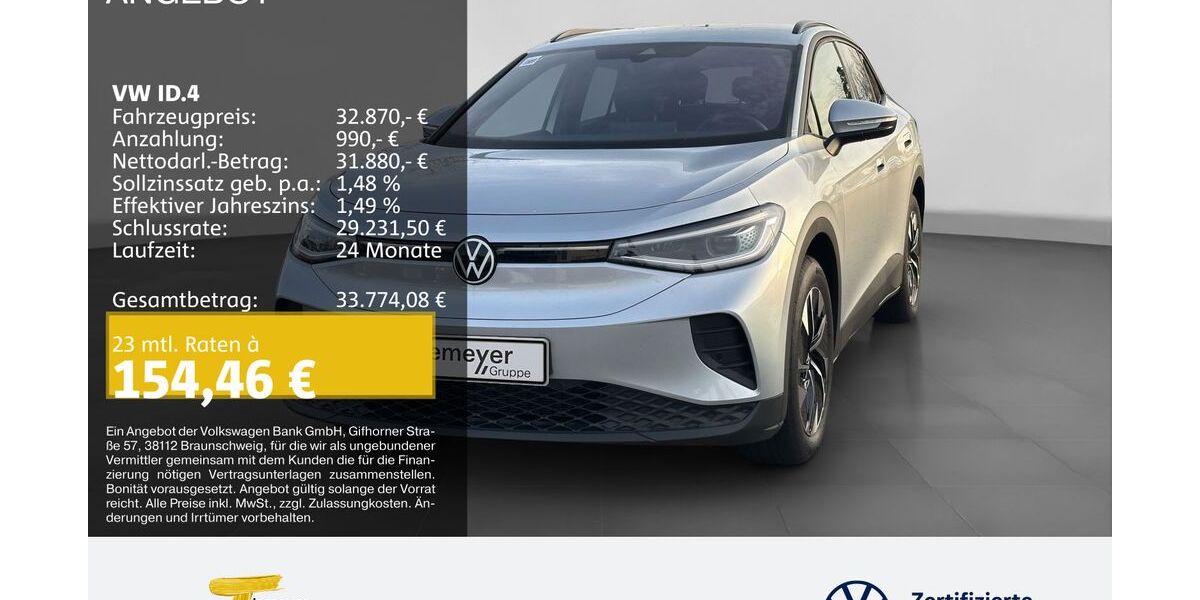 VW ID.4 5.345 km 32.870 &euro; Remscheid 42897