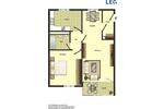 Etagenwohnung Monheim am Rhein - 2 Zimmer, 59 m&sup2;, 705&euro; | Angebot:26422047