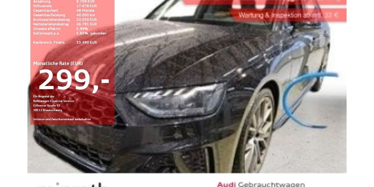 Audi A4 39.505 km 32.240 &euro; Moers-Hülsdonk 47441