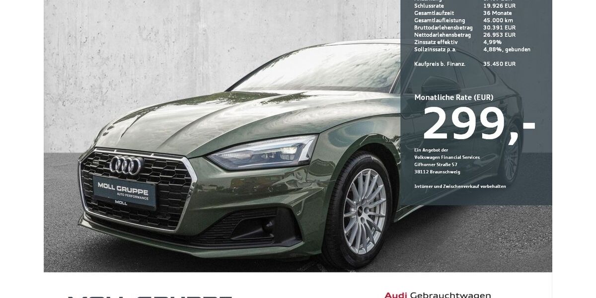 Audi A5 72.502 km 35.450 &euro; Düsseldorf 40474