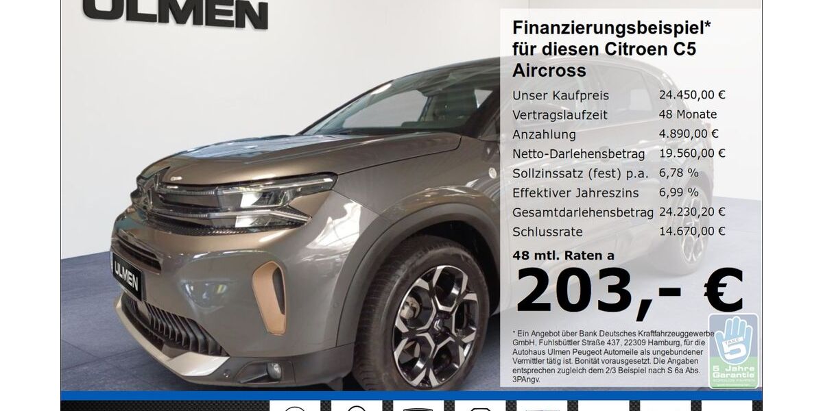 Citroen C5 Aircross 18.948 km 23.950 &euro; Düsseldorf 40233