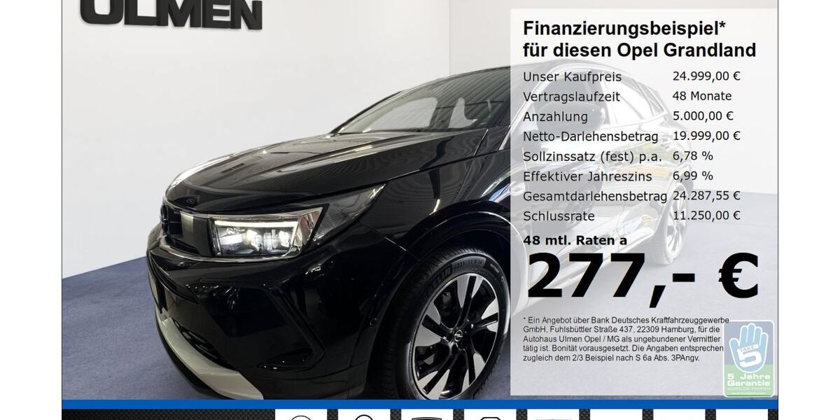 Opel Grandland (X) 31.825 km 24.555 &euro; Düsseldorf 40231