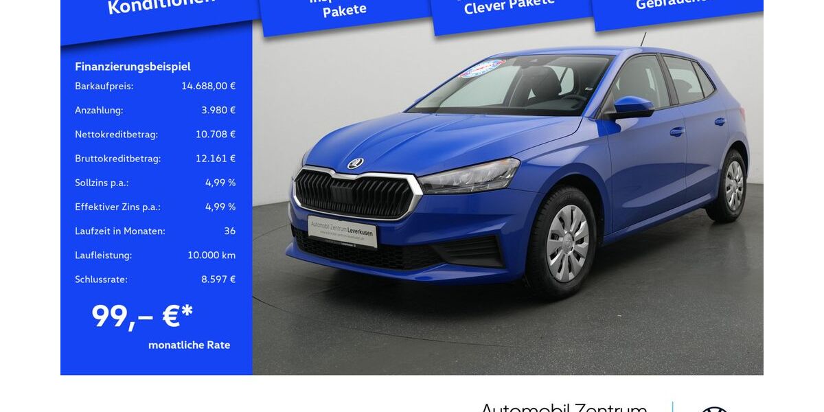 Skoda Fabia 28.742 km 14.380 &euro; Leverkusen 51379