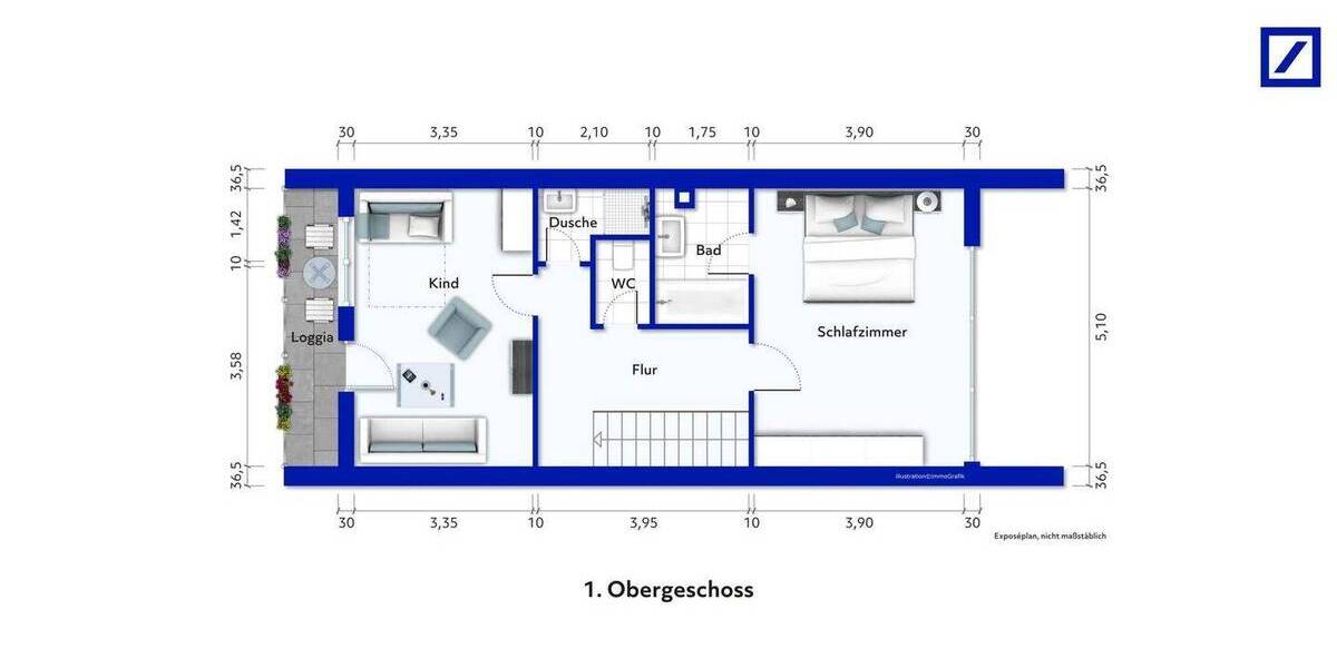 Reihenendhaus Wuppertal Barmen - 3 Zimmer, 125 m&sup2;, 345.000&euro; | Angebot:26842219