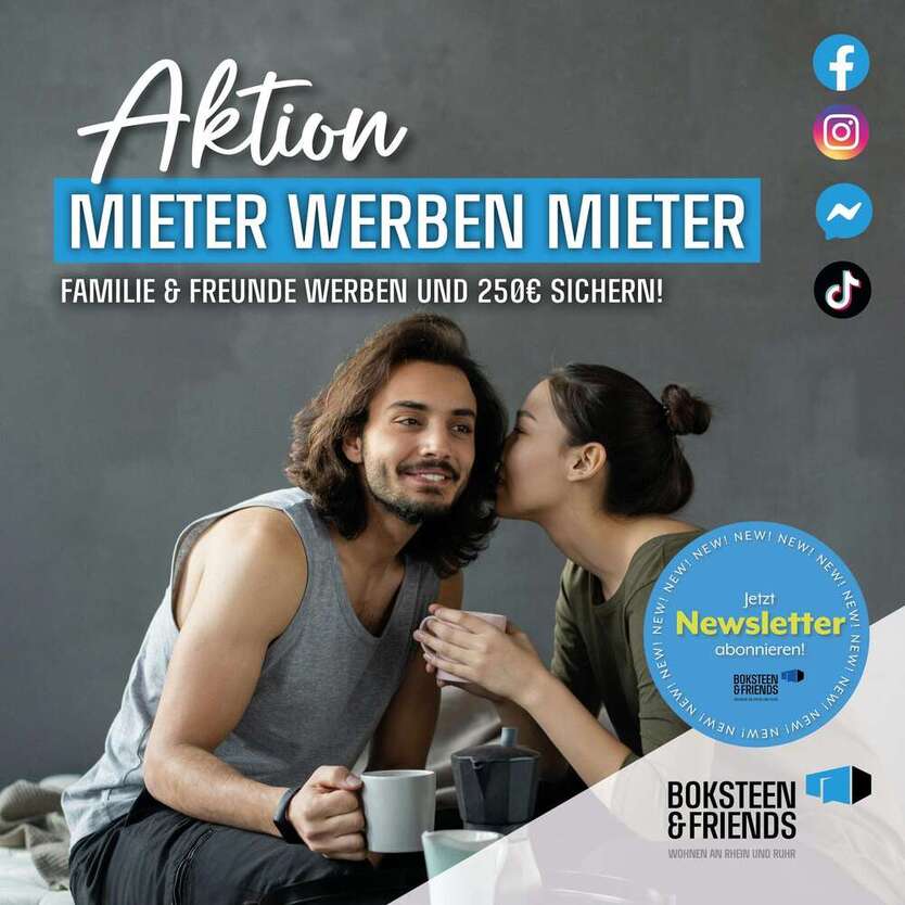Wohnung zum Mieten in Duisburg 580 € 76.74 m²
