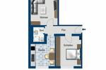 Etagenwohnung Düsseldorf Stadtbezirk 8 - 2 Zimmer, 47 m&sup2;, 616&euro; | Angebot:26262439