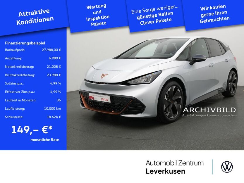 Cupra Born 16.315 km 27.988 € Leverkusen 51379