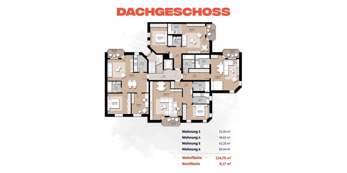 Mehrfamilienhaus, Wohnhaus Meerbusch Lank-Latum - 2 Zimmer, 1.949.000&euro; | Angebot:25666087