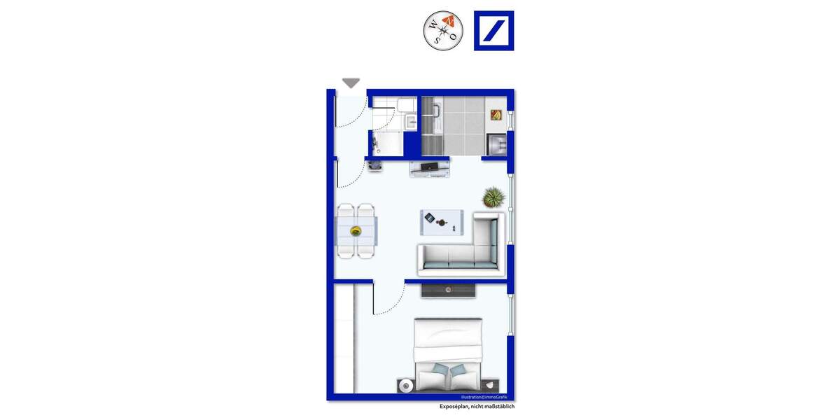 HOME SWEET HOME - 2-Zimmer-Wohnung nahe S-Bahnhof Hilden-Süd 2 zimmer