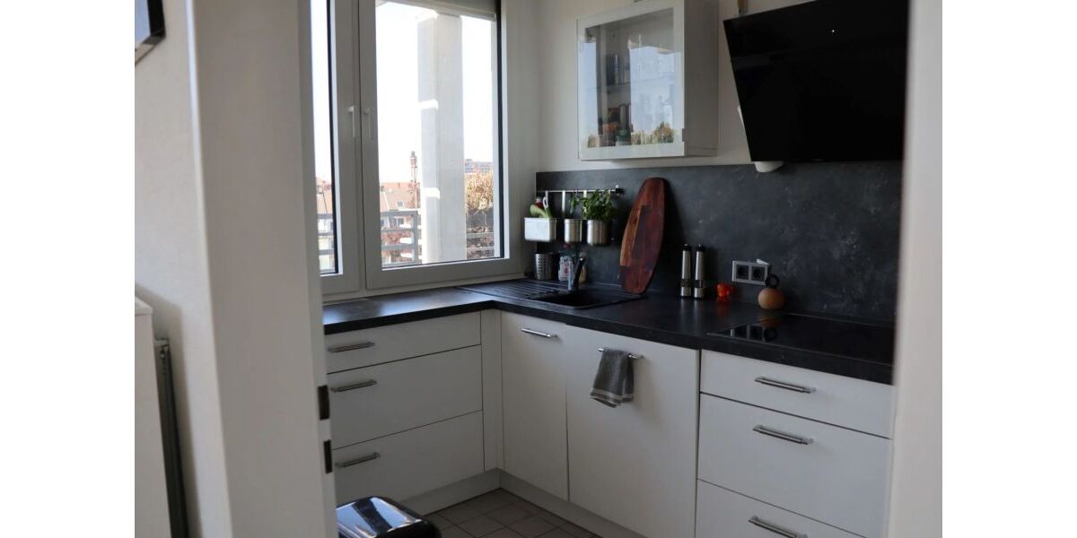 Düsseldorf Derendorf - Moderne 2 Zimmer Whng mit sehr großer Dachterasse und Balkon 2 zimmer