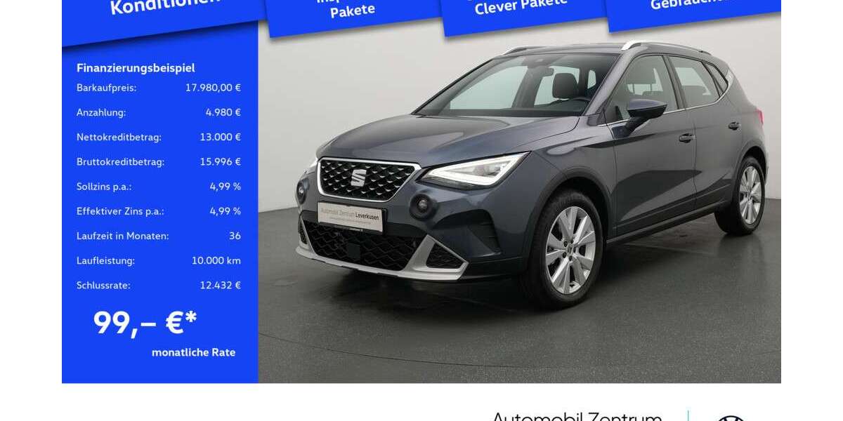 Seat Arona 19.979 km 17.980 &euro; Leverkusen 51379