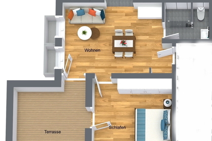 Letzte ET-Wohnung mit Terasse und Garten in -Neubau Mehrfamilienhaus **