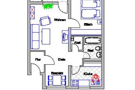 Nutzen Sie die Gelegenheit - Optimal aufgeteilte 2-Zi.-Whg. in Baumberg 2 zimmer