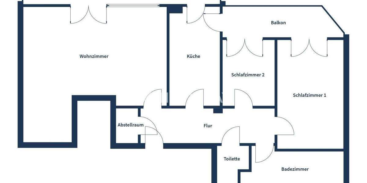 Etagenwohnung Düsseldorf Ludenberg - 3 Zimmer, 105 m&sup2;, 469.000&euro; | Angebot:25315576