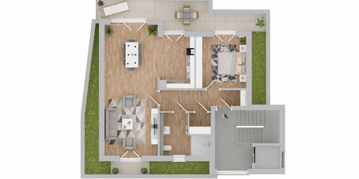 Etagenwohnung Dormagen - 2 Zimmer, 84 m&sup2;, 1.420&euro; | Angebot:27459106