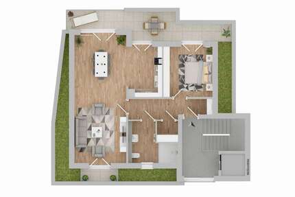 Wohnung Dormagen - 2 Zimmer, 84 m&sup2;, 1.420&euro; | Angebot:27459106