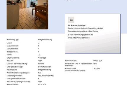 eine Wohnung in Birkenstraße 50, Düsseldorf 2 zimmer