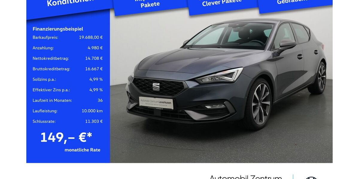 Seat Leon 82.840 km 19.680 &euro; Leverkusen 51379