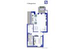 4-Zimmer-MaisonetteWohnung über zwei Ebenen, mit Balkon und Seeblick in ruhiger Wohnlage.
