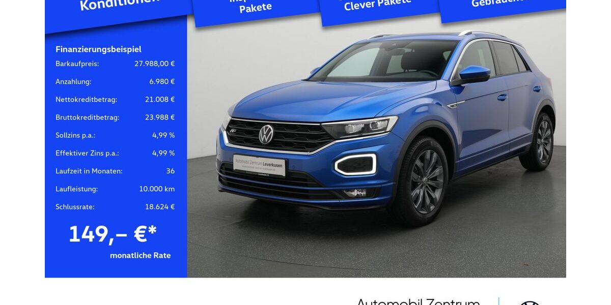 VW T-Roc 43.110 km 27.988 &euro; Leverkusen 51379