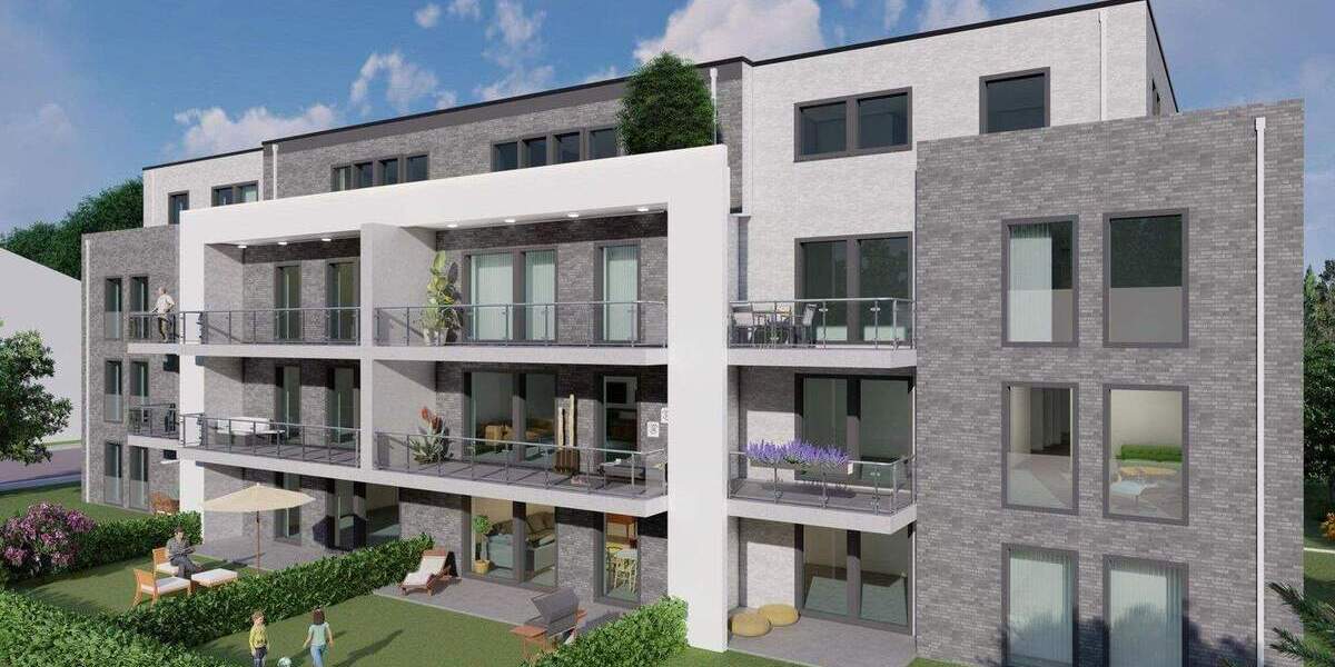 Etagenwohnung Mönchengladbach Broich - 3 Zimmer, 106 m&sup2;, 1.500&euro; | Angebot:25797695