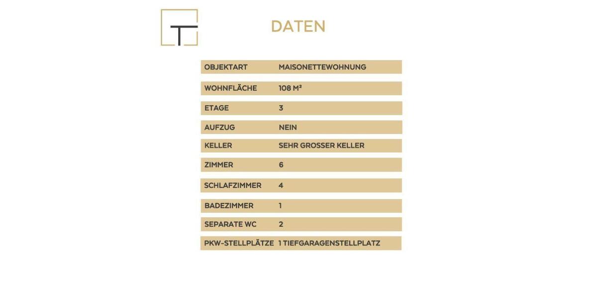 Wohnen wie im Haus: Große Maisonette mit Gartennutzung & Extra-Etage 6 zimmer