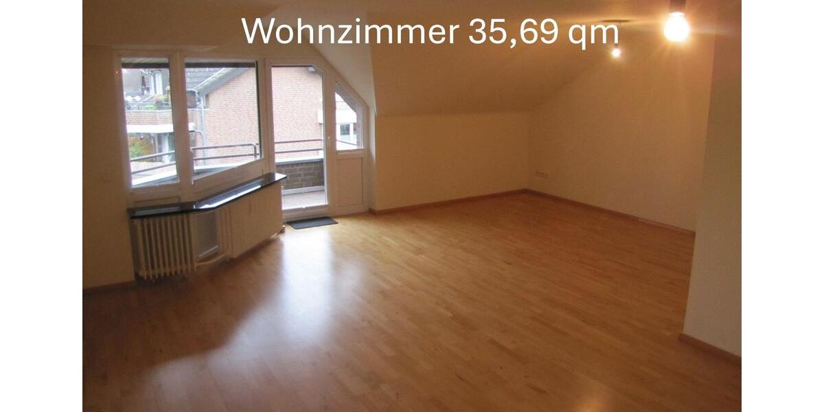 Dachgeschoßwohnung Krefeld Hüls - 3 Zimmer, 99 m&sup2;, 925&euro; | Angebot:25352289