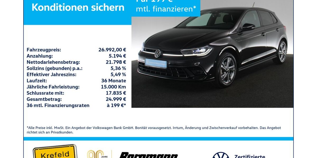 VW Polo 20.095 km 25.993 &euro; Krefeld 47803