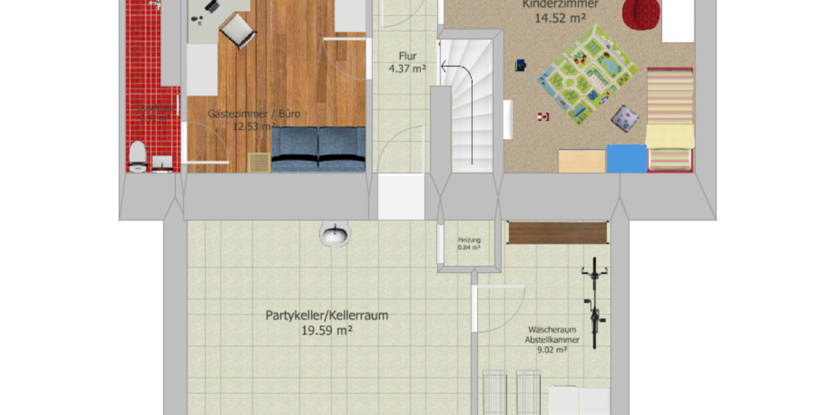 Genehmigte Wohnung mit Dachterrasse – Wohnen auf zwei Ebenen 4.5 zimmer