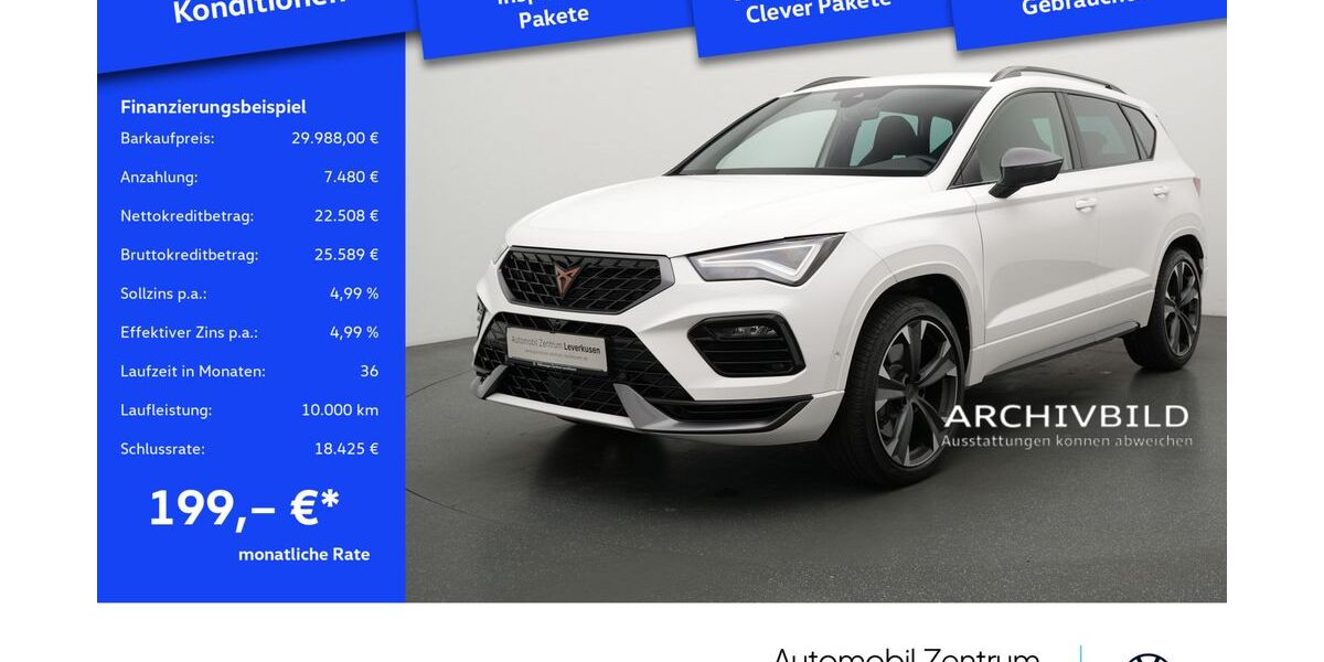 Cupra Ateca 34.833 km 29.988 &euro; Leverkusen 51379