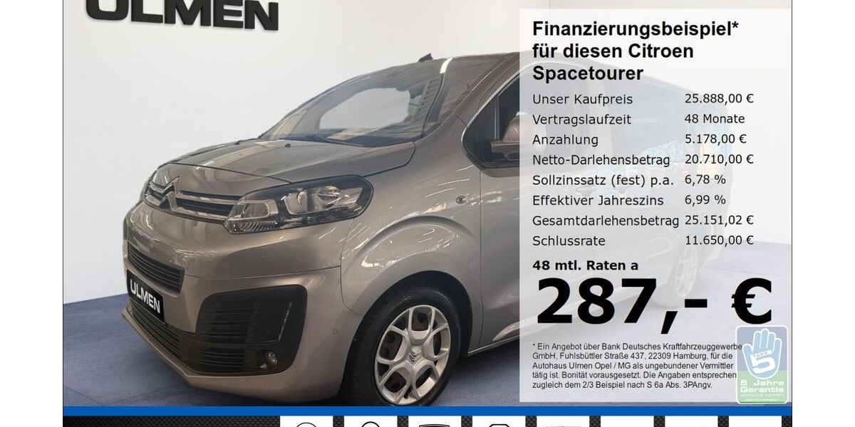 Citroen SpaceTourer 97.060 km 25.888 &euro; Düsseldorf 40231