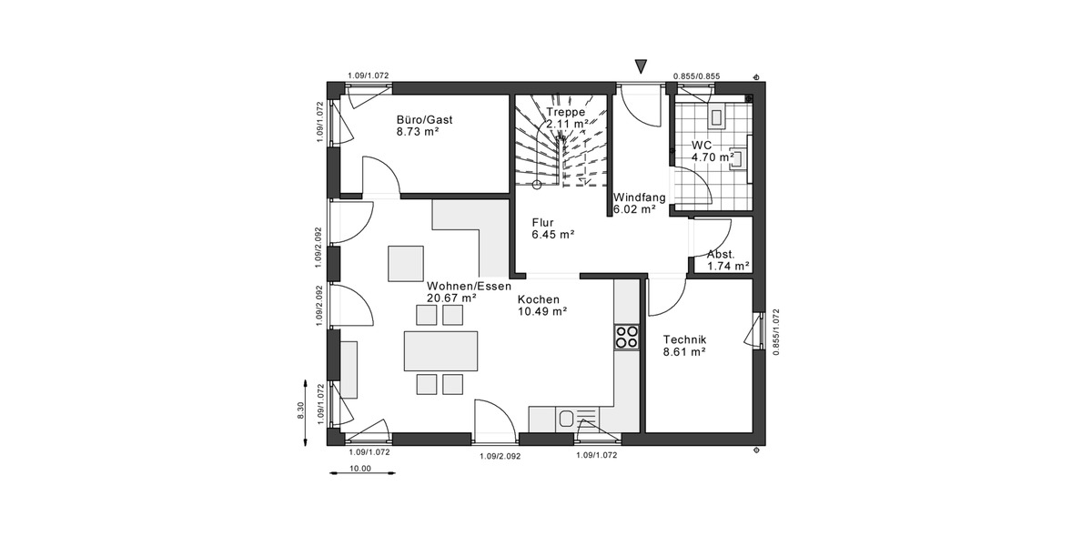 Einfamilienhaus Rommerskirchen Oekoven - 4 Zimmer, 141 m&sup2;, 499.500&euro; | Angebot:25675507