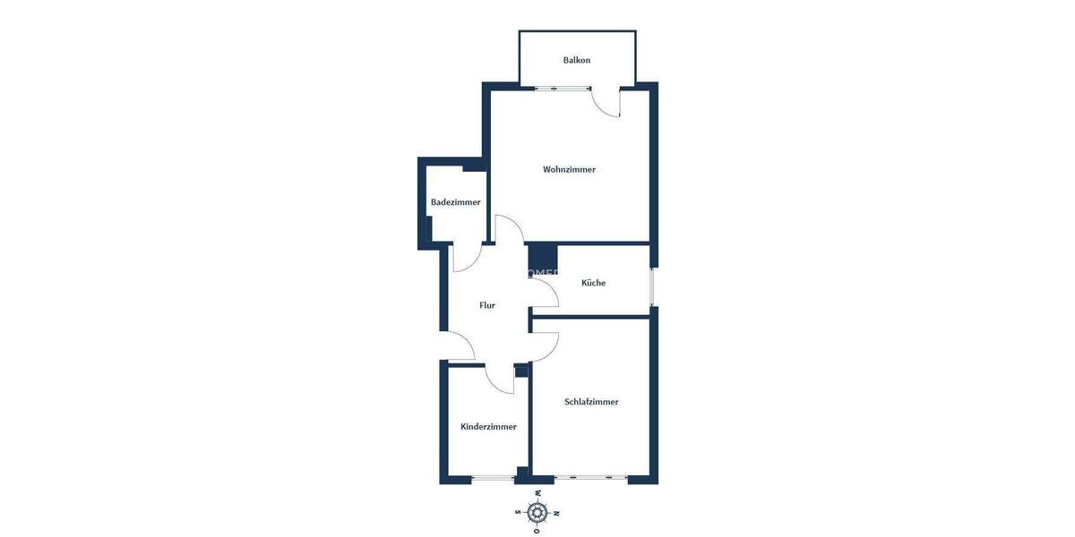 Etagenwohnung Mülheim an der Ruhr Dümpten - 3 Zimmer, 69 m&sup2;, 219.000&euro; | Angebot:25708419