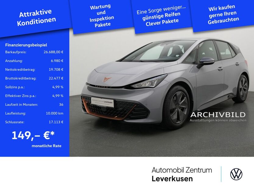 Cupra Born 29.075 km 26.688 € Leverkusen 51379