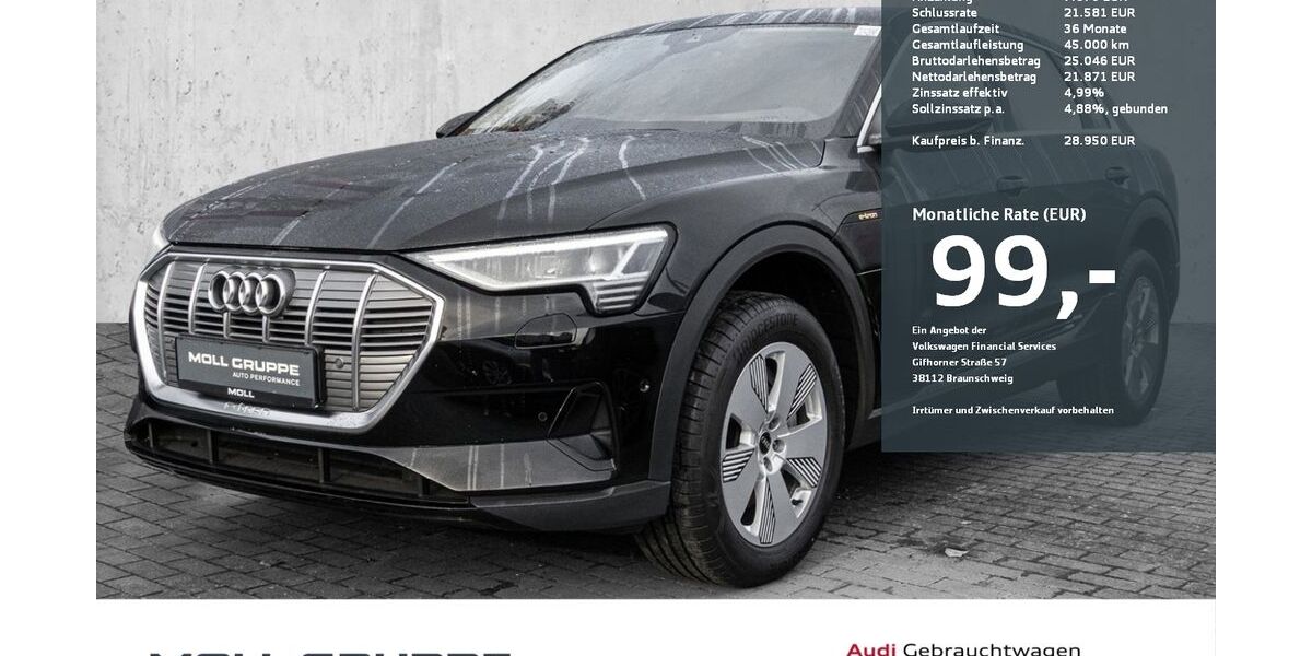 Audi e-tron 38.058 km 28.950 &euro; Düsseldorf 40474