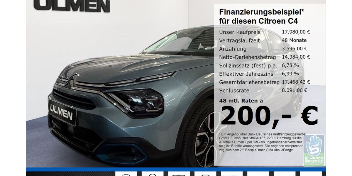 Citroen C4 17.610 km 17.980 &euro; Düsseldorf 40231