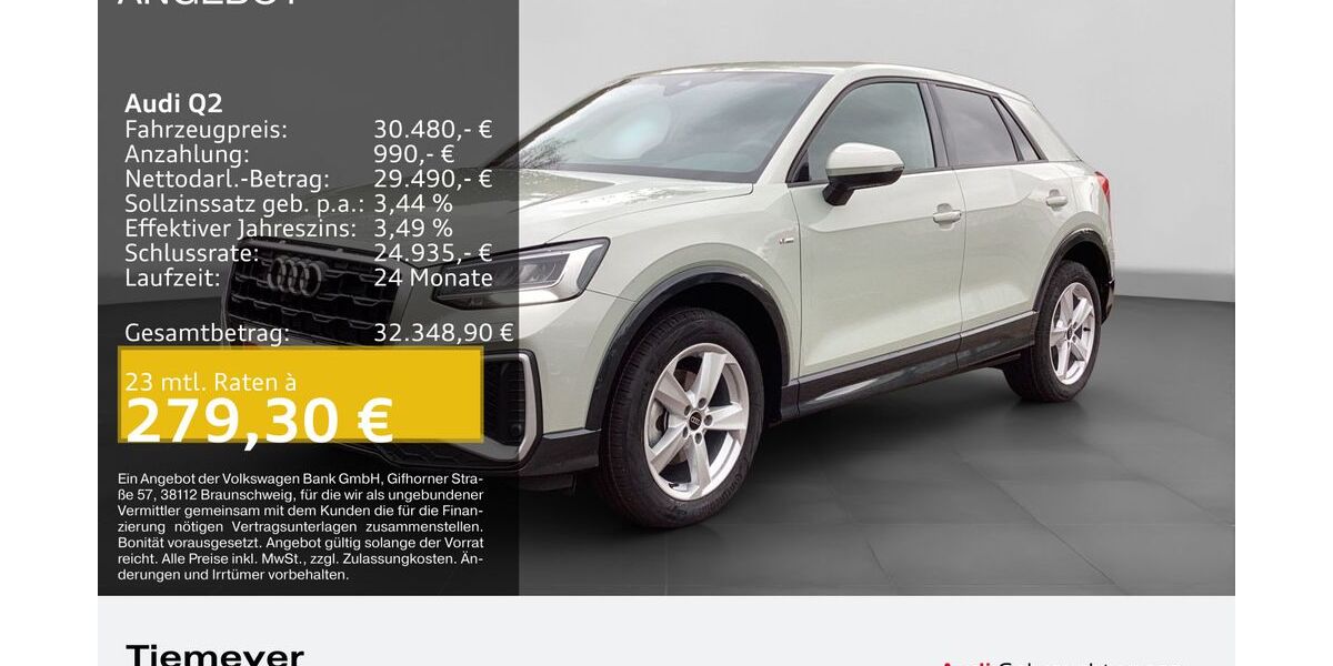 Audi Q2 4.233 km 30.480 &euro; Remscheid 42897