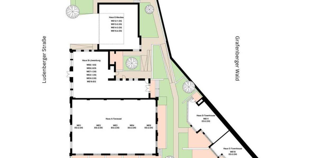 Etagenwohnung Düsseldorf Ludenberg - 2 Zimmer, 67 m&sup2;, 410.000&euro; | Angebot:20311293