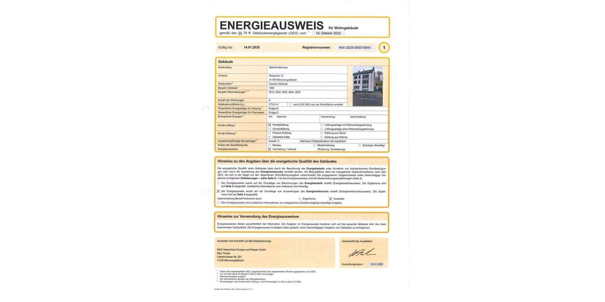 Etagenwohnung Mönchengladbach Odenkirchen - 2 Zimmer, 45 m&sup2;, 440&euro; | Angebot:25820781