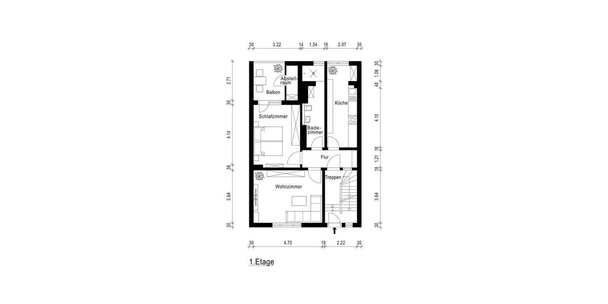 Mehrfamilienhaus, Wohnhaus Düsseldorf Heerdt - 6 Zimmer, 178 m&sup2;, 889.000&euro; | Angebot:25736814