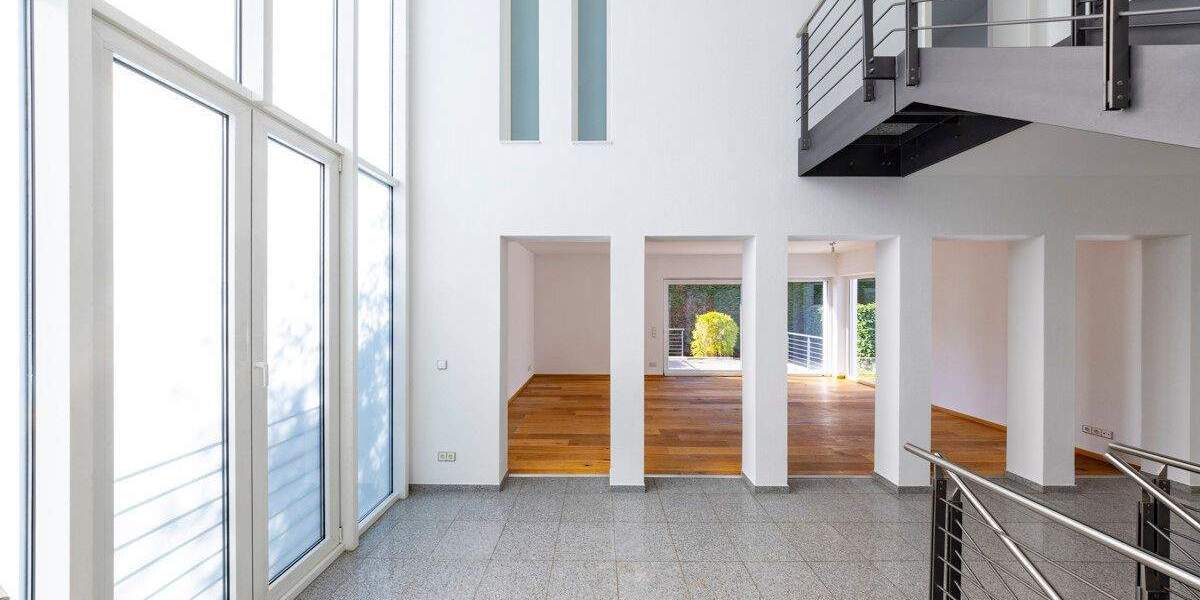 In Top-Wohnlage von Meerbusch-Lank! Lichtdurchflutetes Architektenhaus im Bauhausstil 5 zimmer