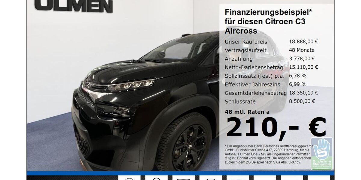 Citroen C3 Aircross 15.590 km 17.450 &euro; Düsseldorf 40231