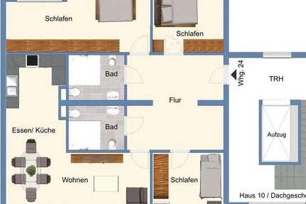 Wohnung zum Kaufen in Wuppertal 235.200 € 98 m² 4 zimmer