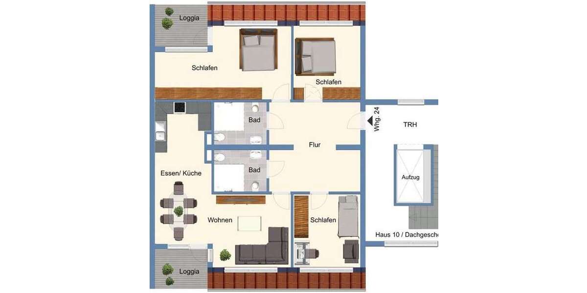 Wohnung zum Kaufen in Wuppertal 235.200 € 98 m² 4 zimmer