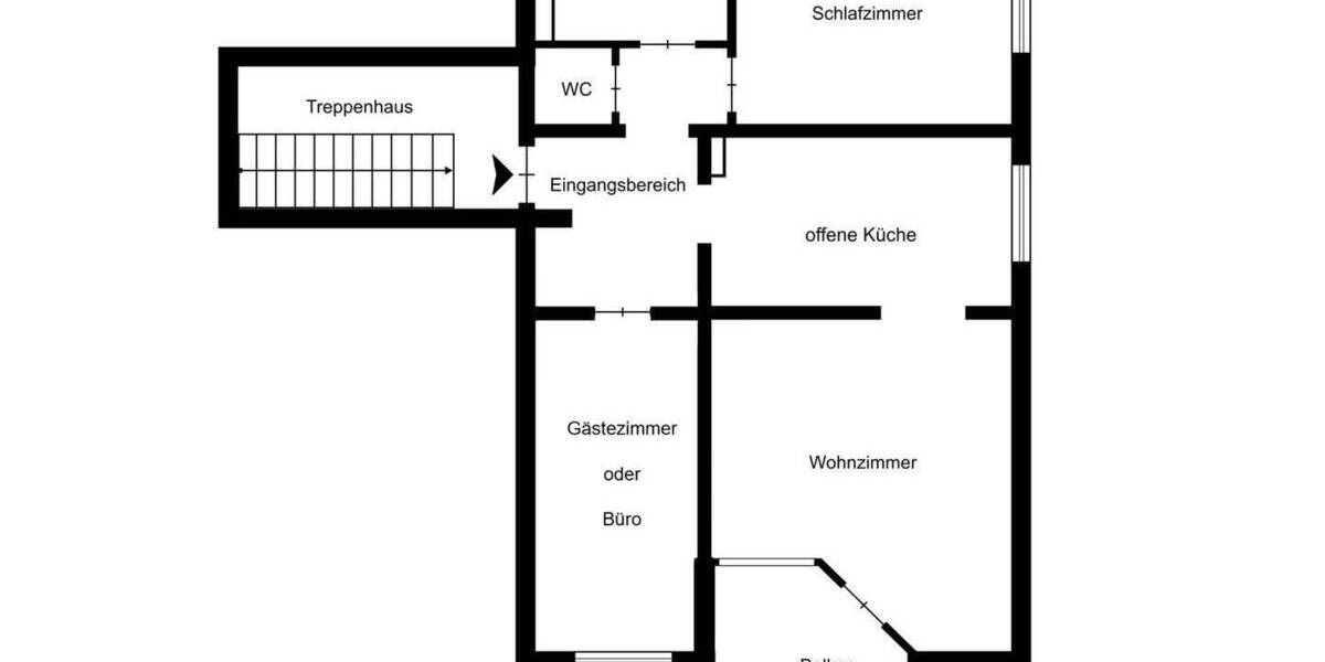 Etagenwohnung Mönchengladbach Rheydt-West - 2 Zimmer, 79 m&sup2;, 195.000&euro; | Angebot:25669256