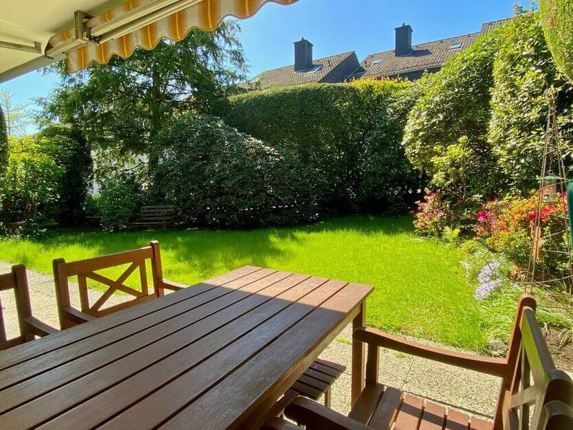 vier Zimmer mit sonnigem Garten